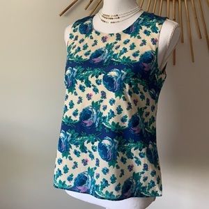 $5 Talbots Floral Sleeveless Blouse